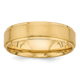 14K Yellow Gold Standard Comfort Fit Fancy Band
